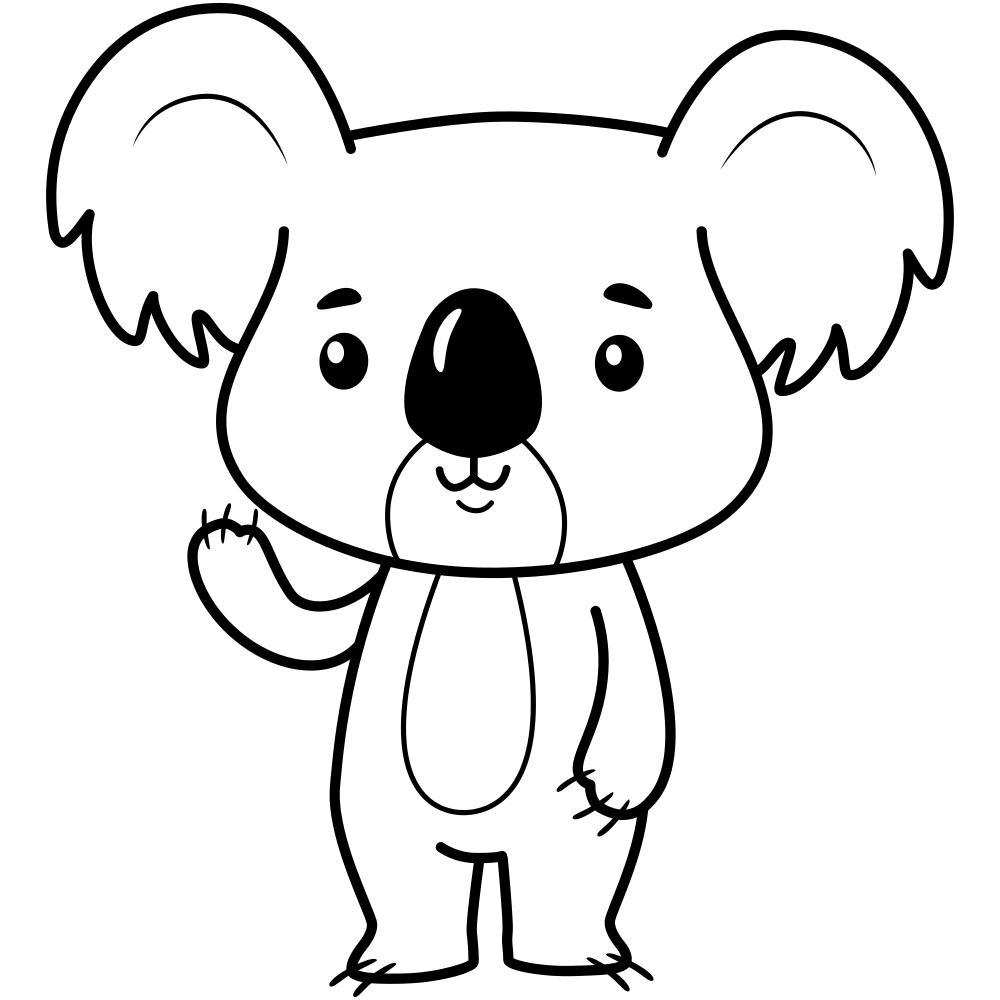 Koala Coloring Pages - New Printable 20+ Images - Kids Drawing Hub