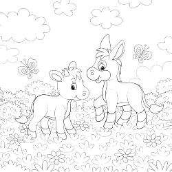 Animal coloring page