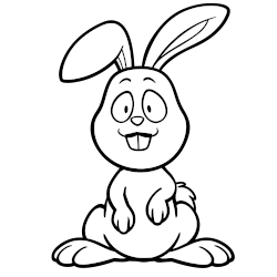 Rabbit coloring pages