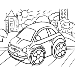 Car And Vehicle Coloring Pages - Printable - Kids Drawing Hub