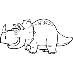 Nashorn-Dinosaurier