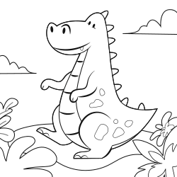 Friendly dino