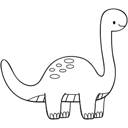 Dinosaur coloring page