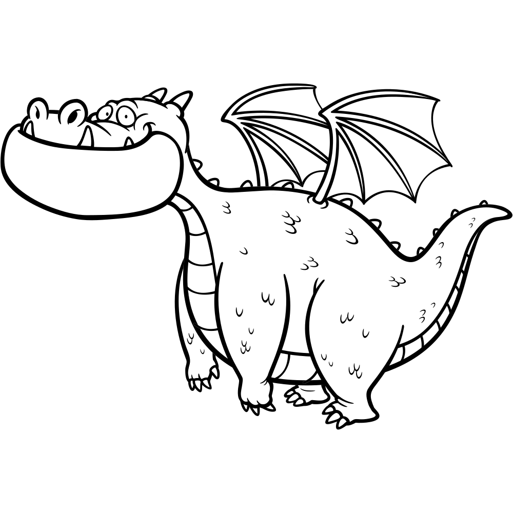 Dragon Coloring Pages - Printable - Free - Kids Drawing Hub