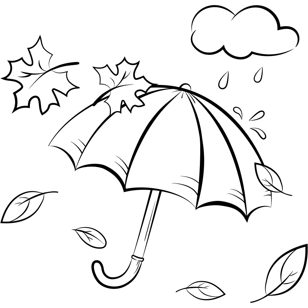 Fall Coloring Pages - Printable - Kids Drawing Hub