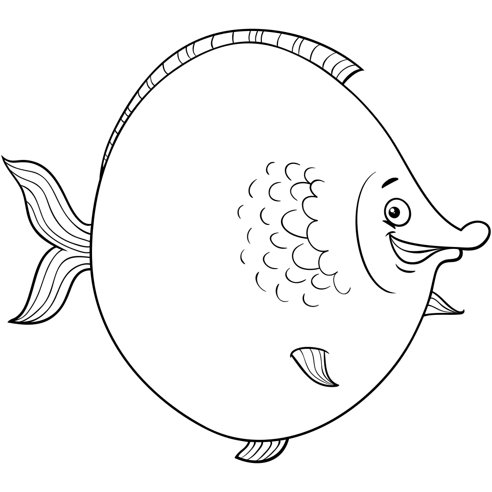 Fish Coloring Pages - New Printable 30+ Images