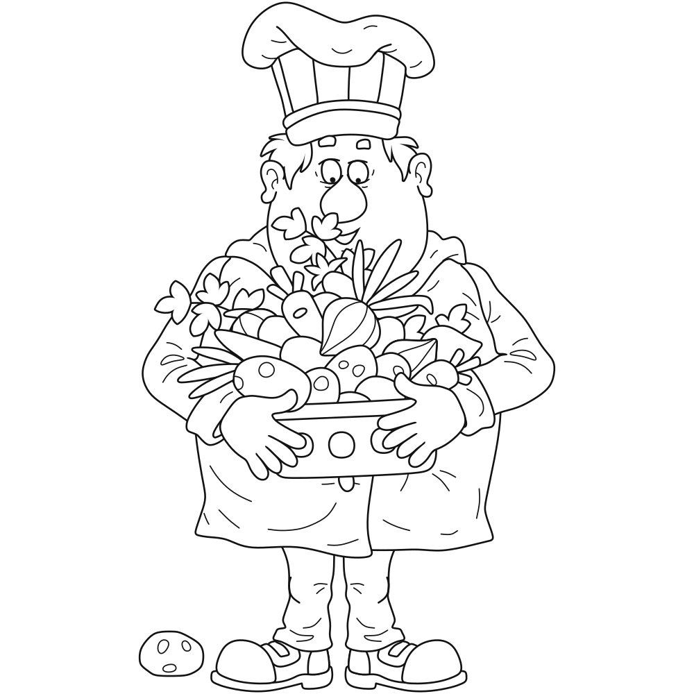 Food Coloring Pages 30+ Printable Images