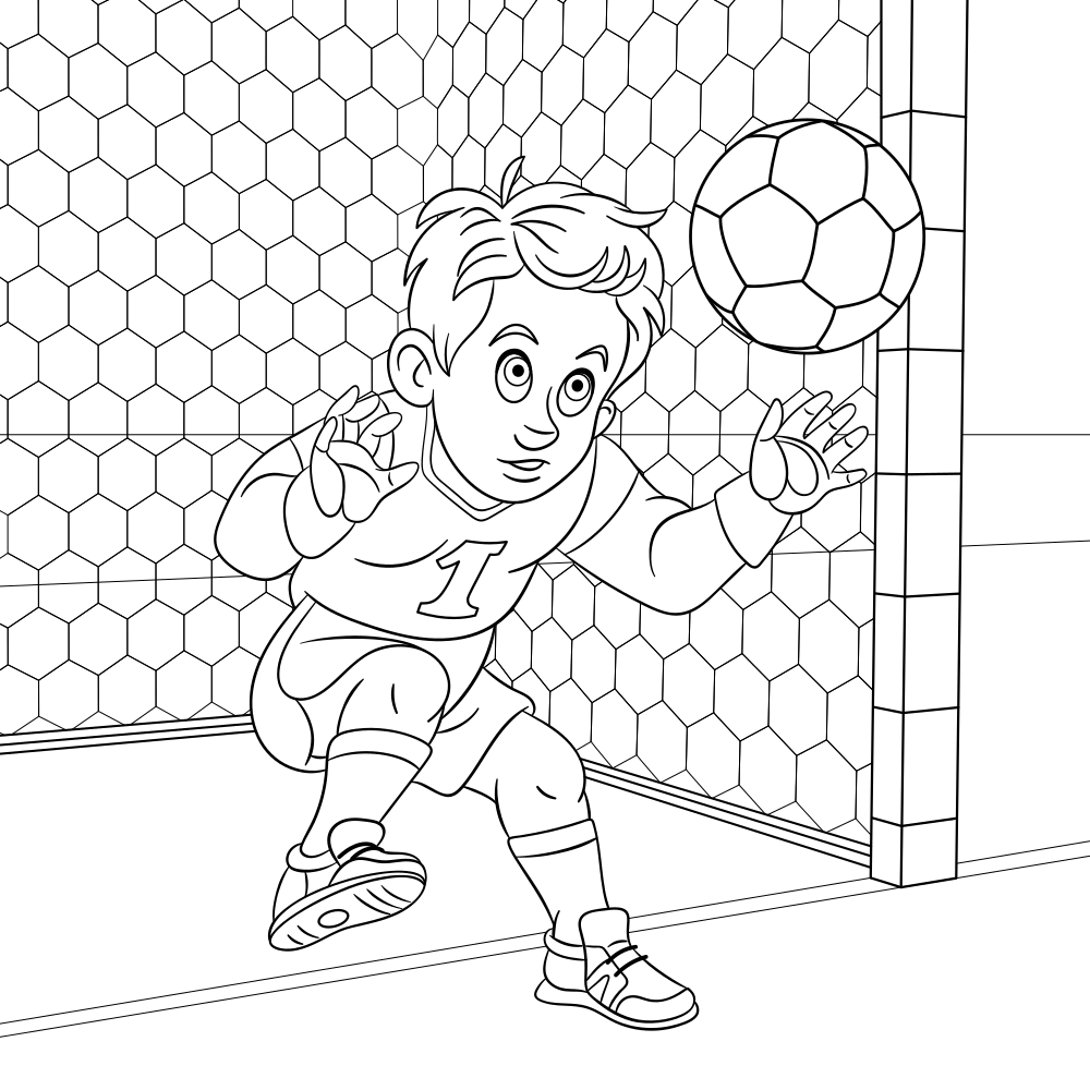 Football Coloring Pages - Easy Printable 30+ Images