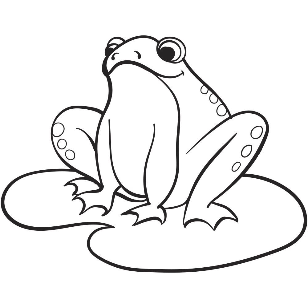 Frog Coloring Pages - Printable 30+ Images - Kids Drawing Hub