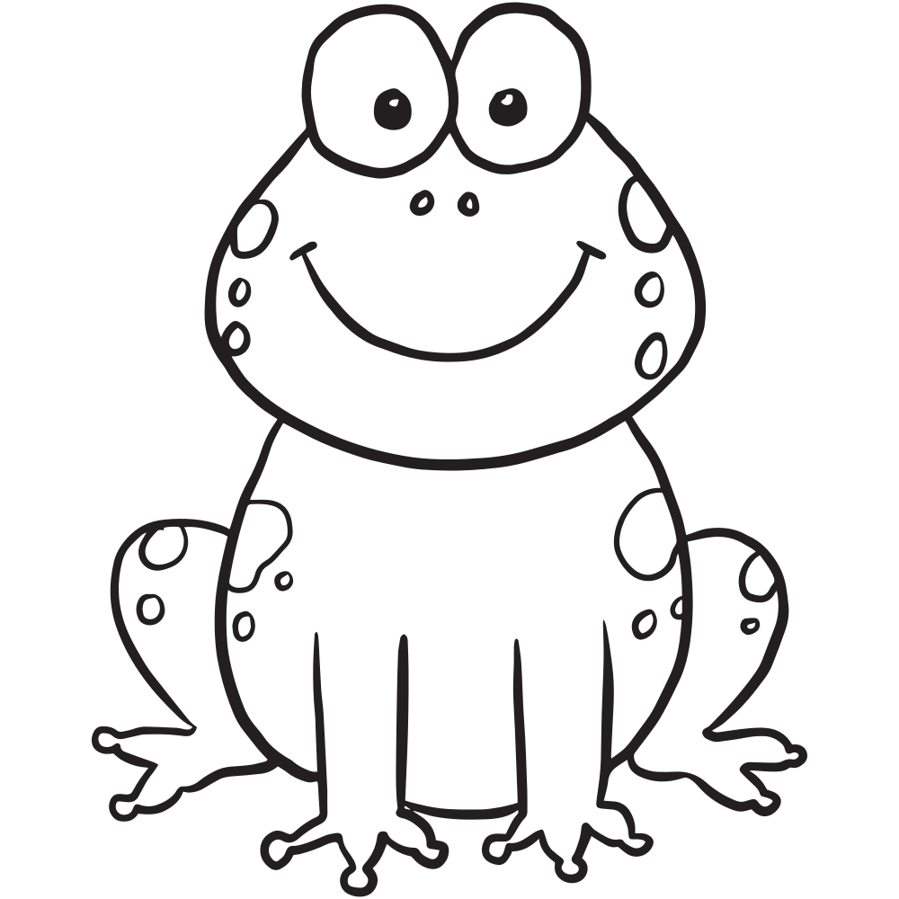 Frog Coloring Pages - Printable 30+ Images - Kids Drawing Hub