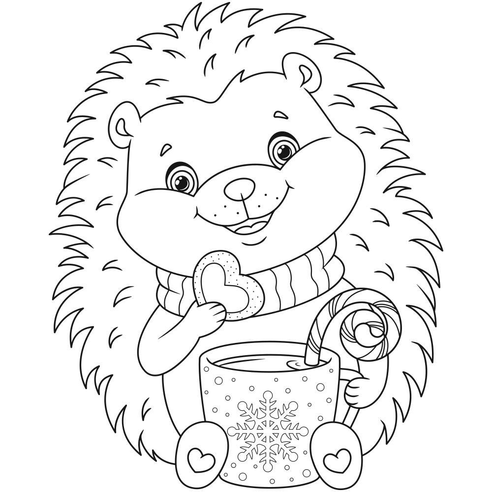 Hedgehog Coloring Pages - Printable - Kids Drawing Hub