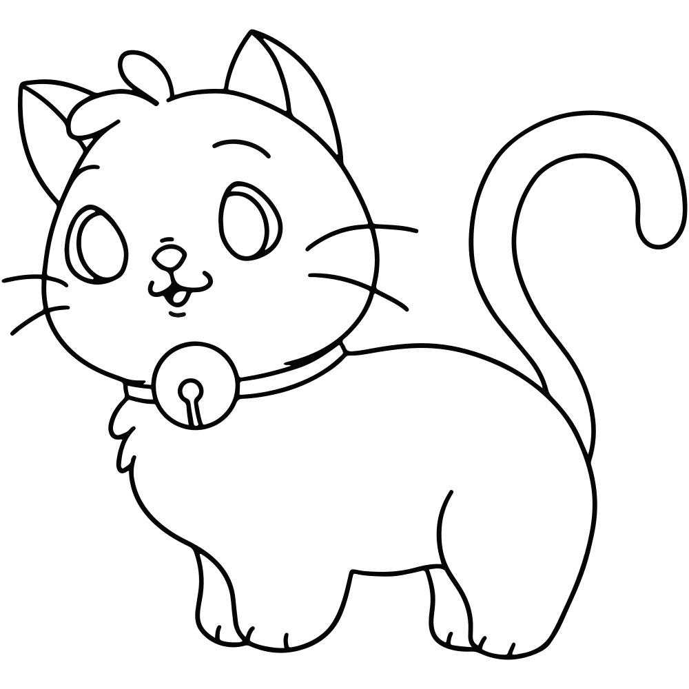 Kitten Coloring Pages - Printable - Kids Drawing Hub