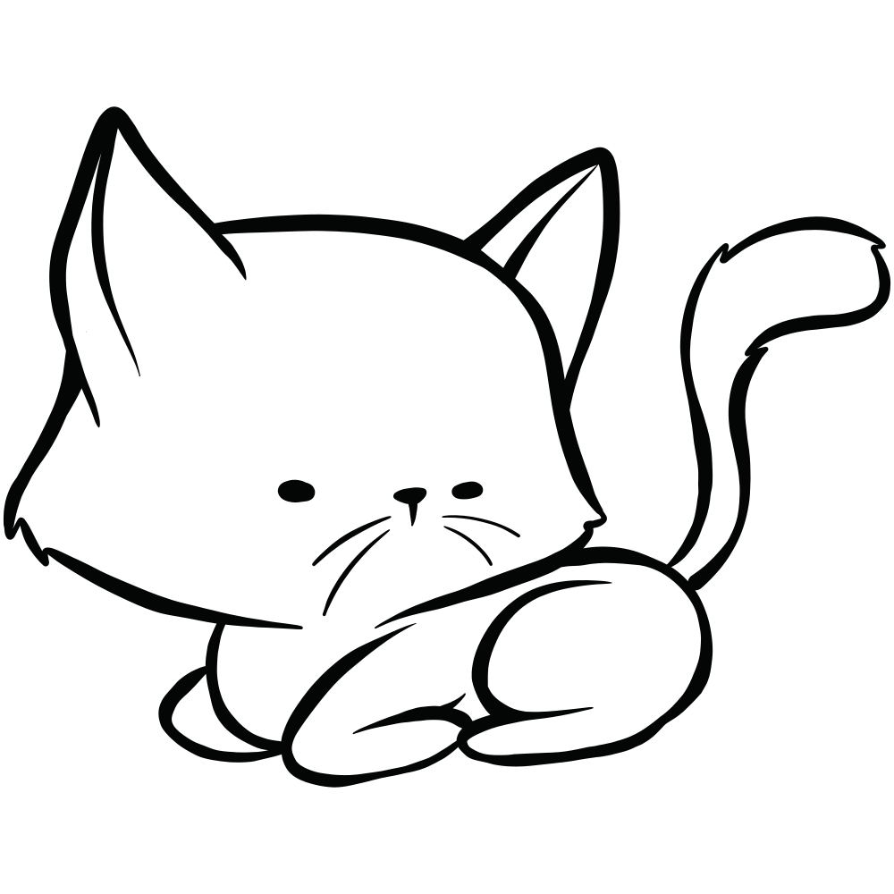 Kitten Coloring Pages - Printable - Kids Drawing Hub