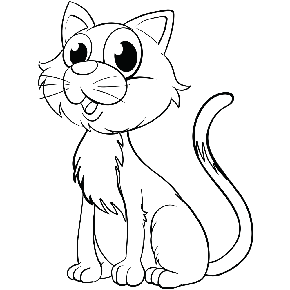 Kitten Coloring Pages - Printable - Kids Drawing Hub