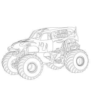 Erstaunlicher Monstertruck