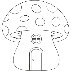 Desenhos de Cogumelos para Colorir - Imprimíveis - Centro de Desenho para  Crianças