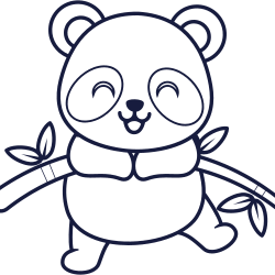 free panda coloring pages for kids