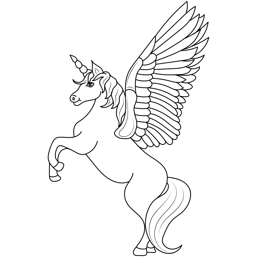 Pegasus Coloring Pages - Printable - Kids Drawing Hub
