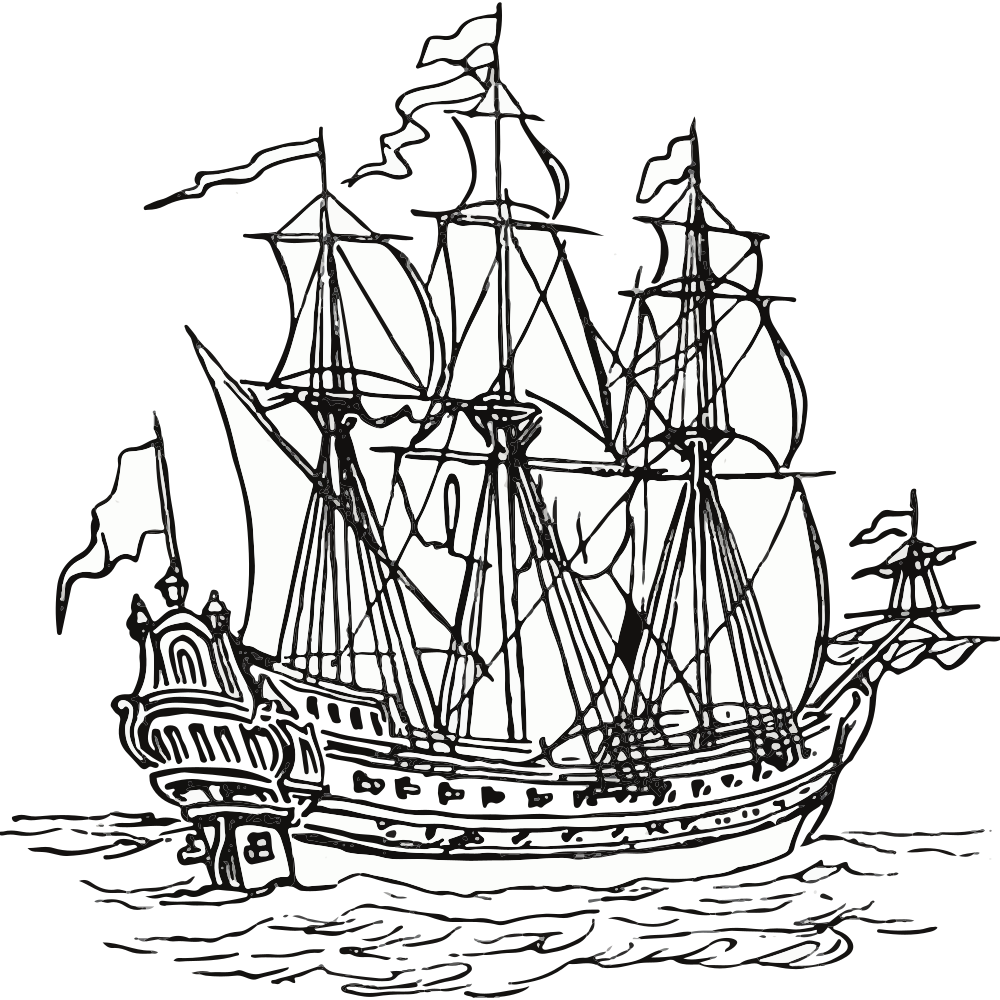 Pirate Coloring Pages - Kids Drawing Hub