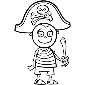 Little funny pirate