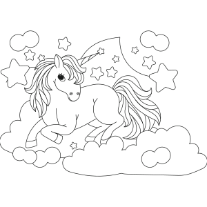 Licorne mignonne