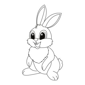 Rabbit coloring pages