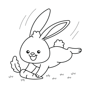 Bunny coloring pages