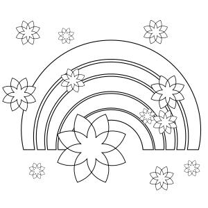 空の上の花