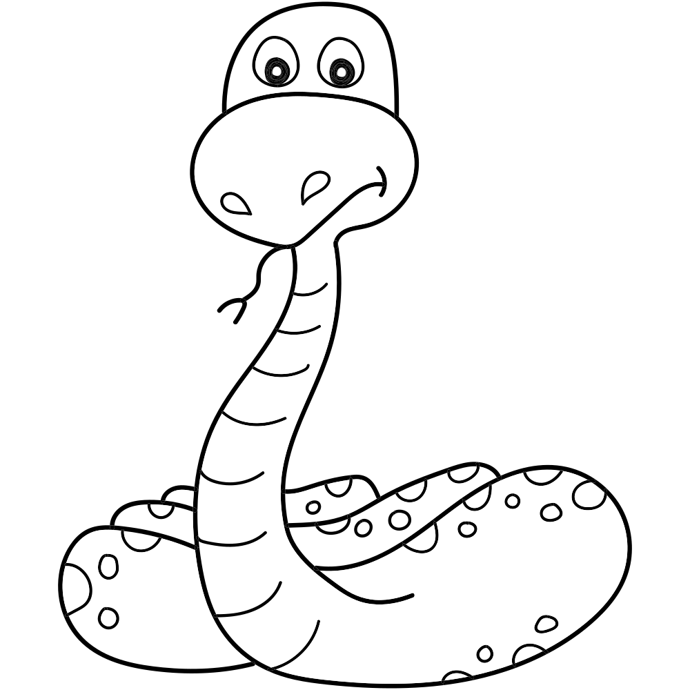 Snake Coloring Pages - 25+ Printable Images