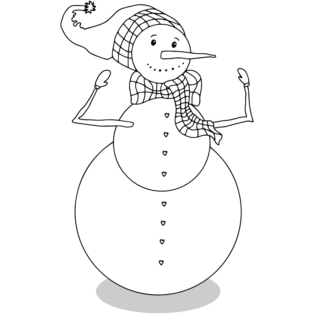 Snowman Coloring Pages Printable 30 Images 6873