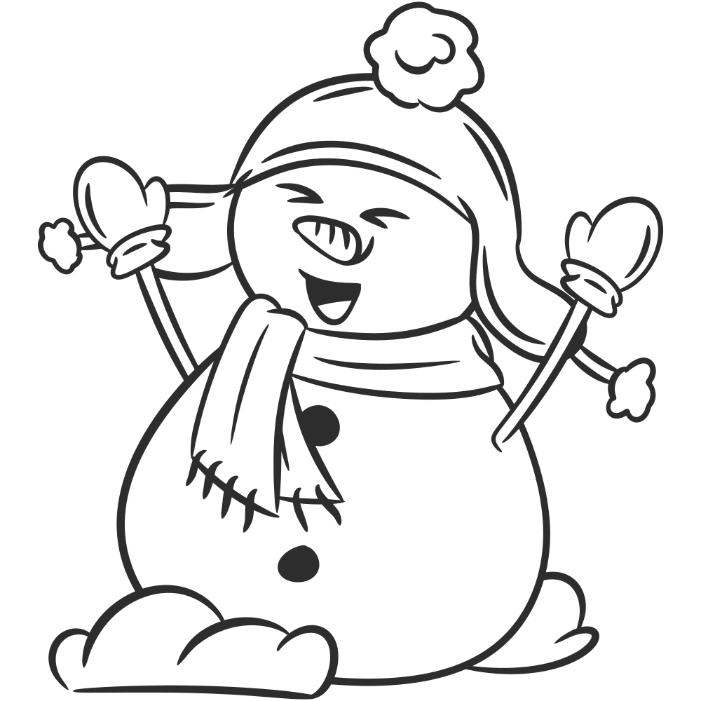 Snowman Coloring Pages Printable 30 Images 7622