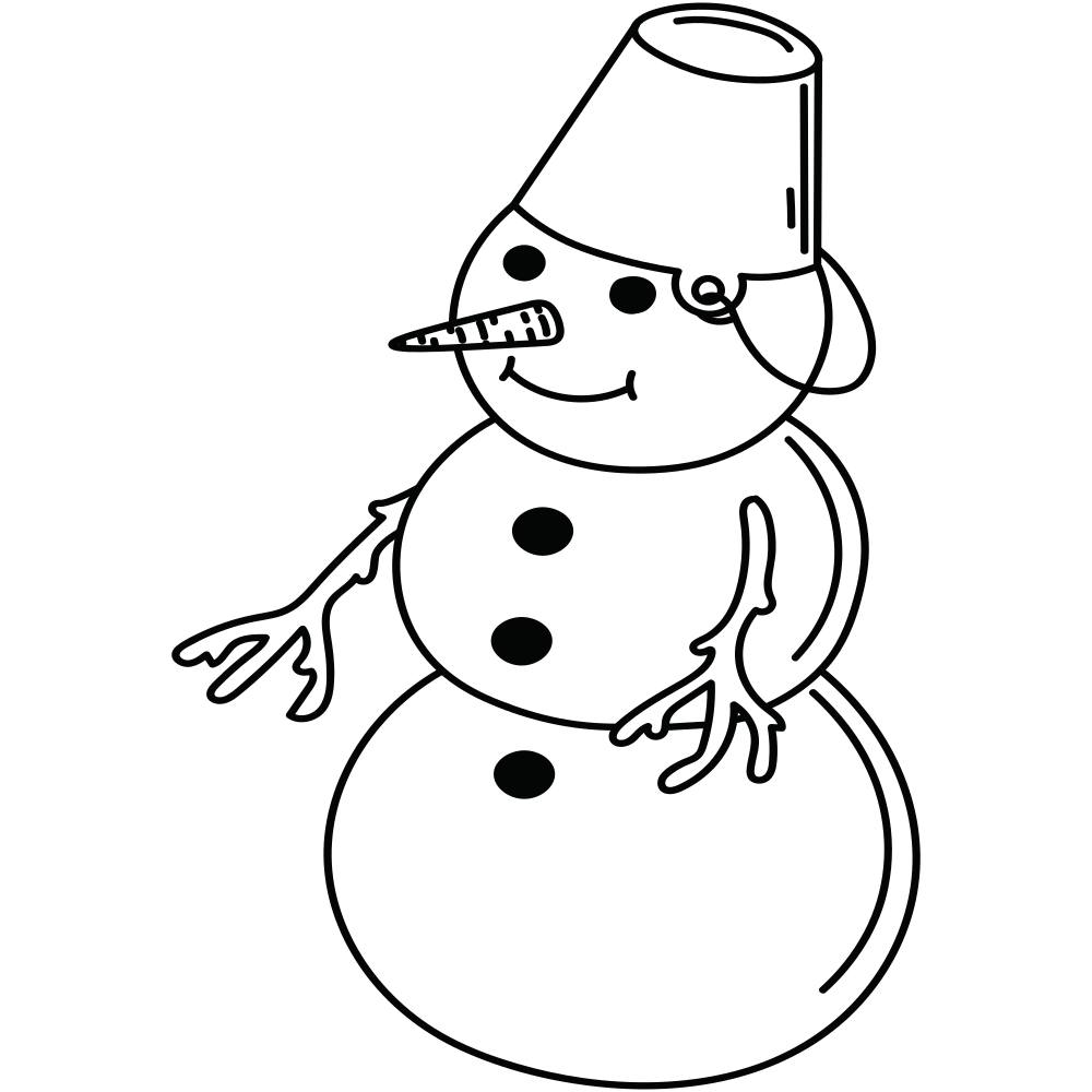 Snowman Coloring Pages - Printable 30+ Images