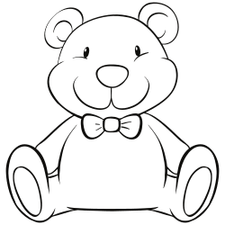 Coloriage Ours En Peluche