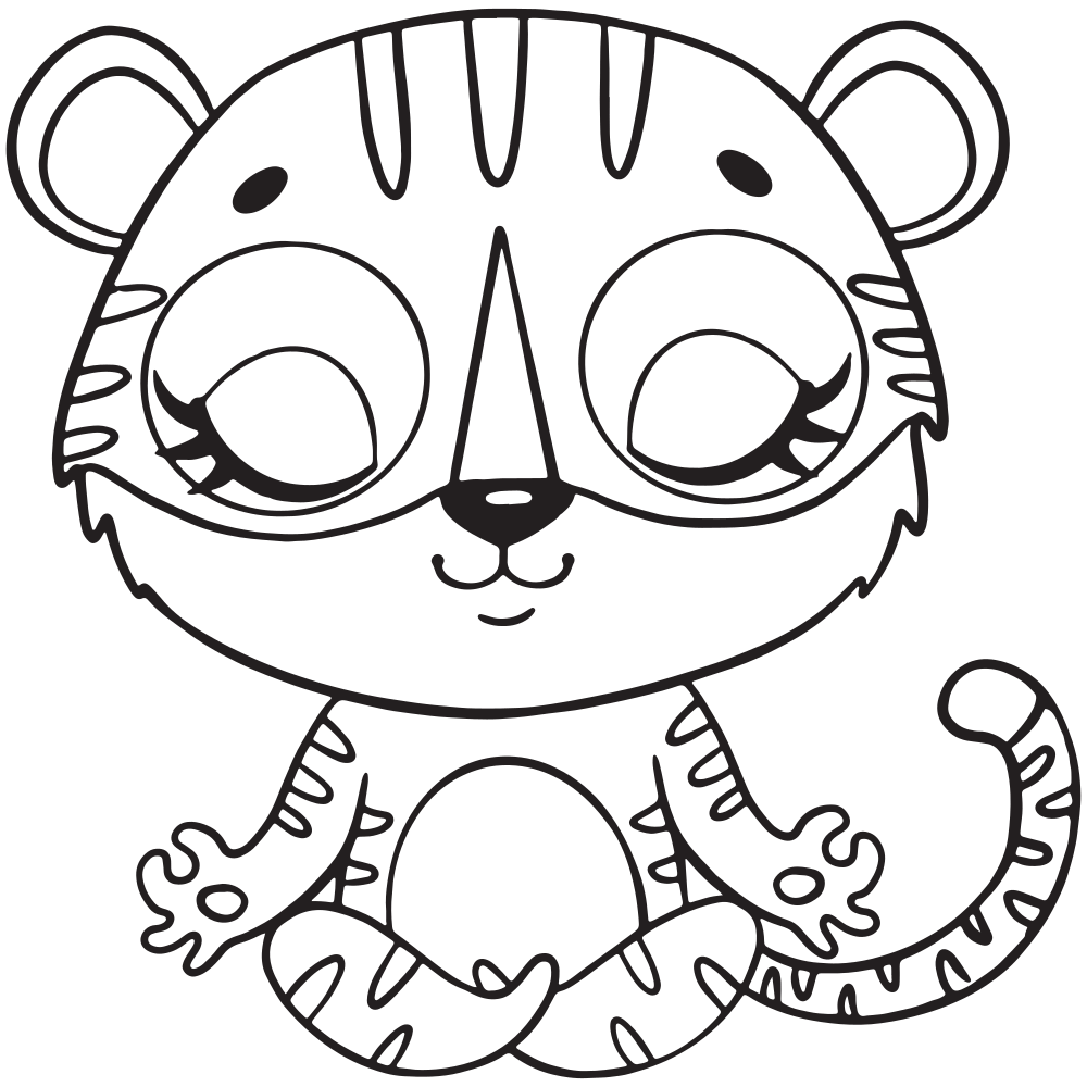 Tiger Coloring Pages - Printable - Free - Kids Drawing Hub