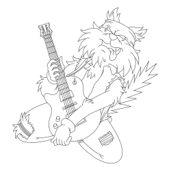 Musician wolf