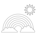 Regenbogen Malvorlagen
