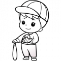 Sports coloring page
