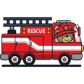 fire truck coloring page