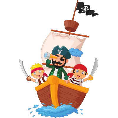 Pirate Coloring Pages - Kids Drawing Hub